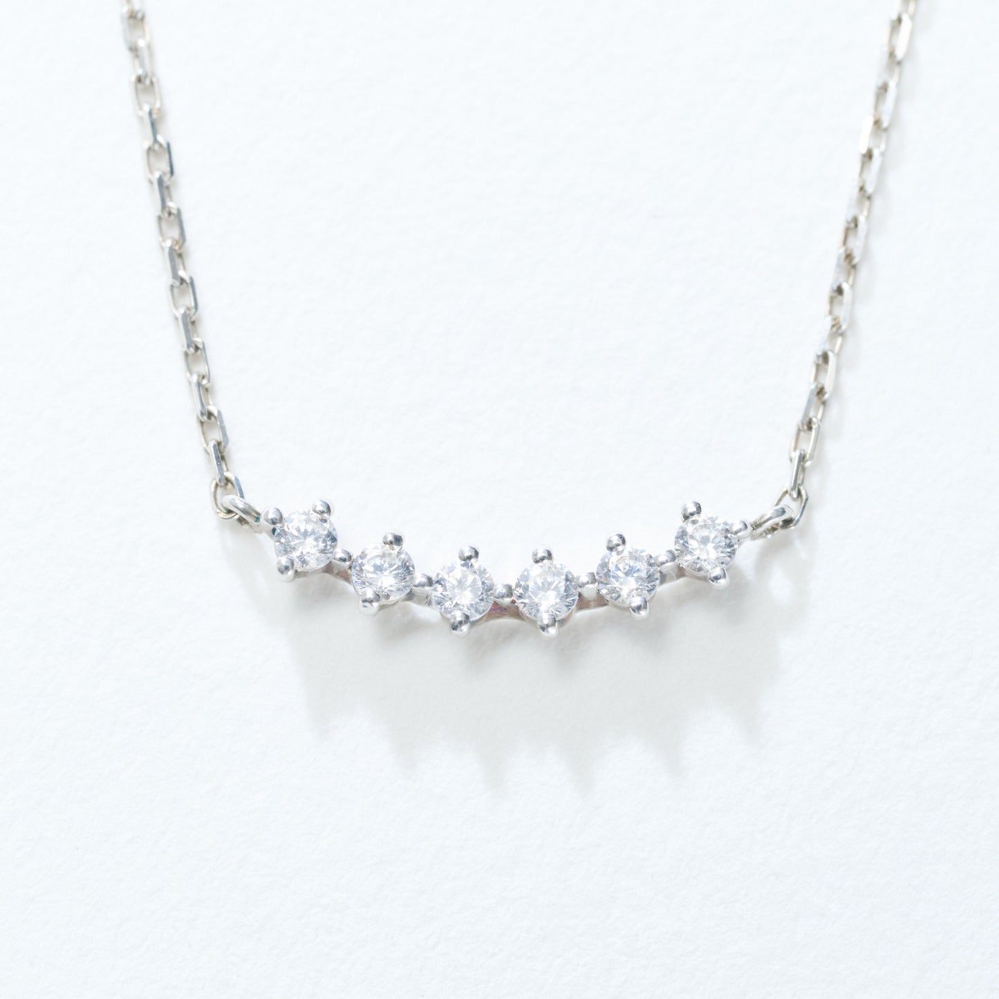 シルバー ラインネックレス