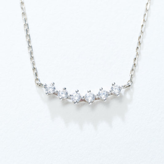 シルバー ラインネックレス